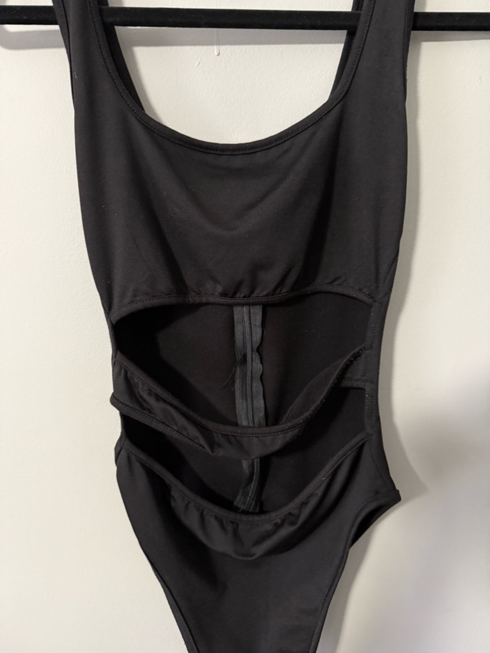 Black Bodysuit with cut outs - Picture 2 of 8
